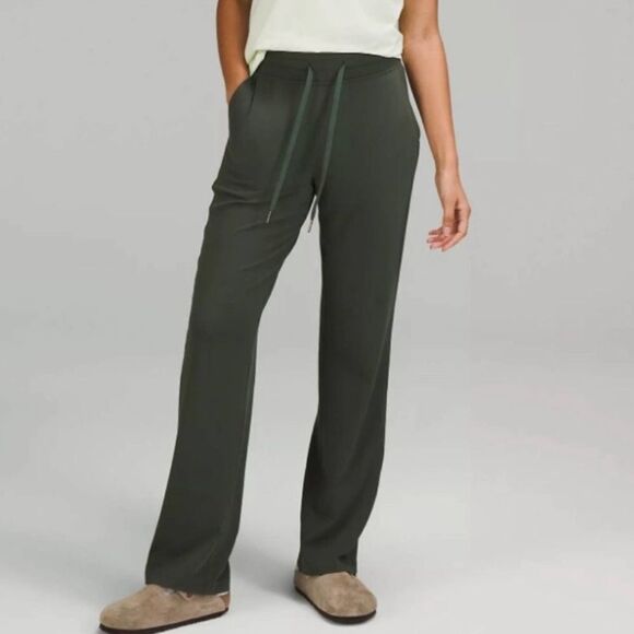 Lululemon Ready To Rulu Straight Leg High Rise Pant Smoked Spruce Green - Picture 1 of 11